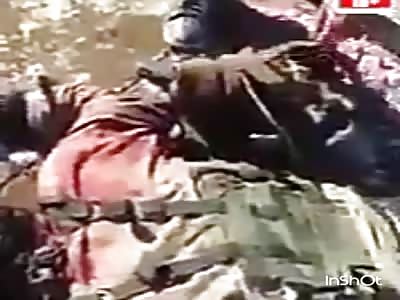 Soldieres destroyed by isis fighters 