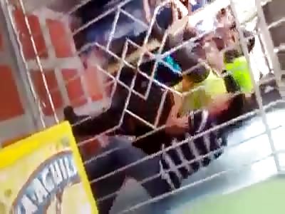 Motorcycle thief almost lynched by population