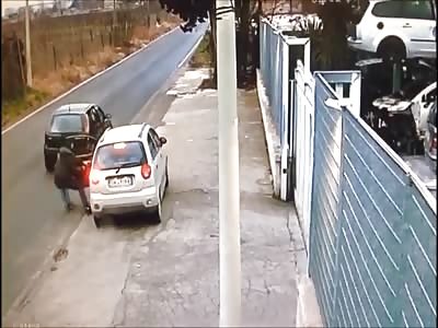 Almost dead woman on react...