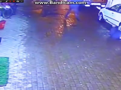 Man goes to fight gets an axe and is shot