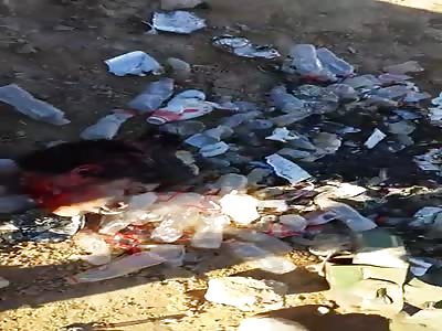 Soldiers dance and sing with daesh's head