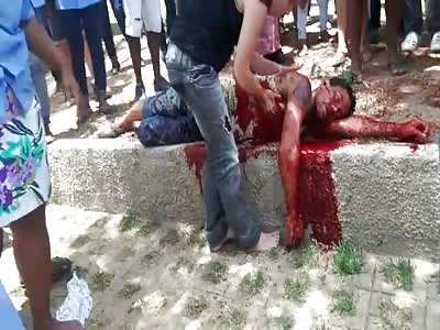 man agonizing last secunds life 