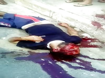 man agonizing last secunds life 