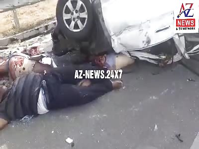 3 died 1 injured in Accident at Outer ring road under Pahadi Shareef PS limits1.P.r(1)