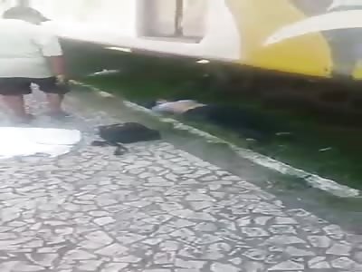 fatal accident with man in line train