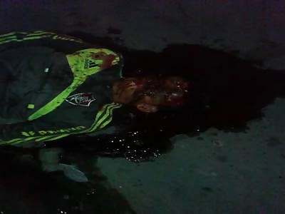 man murdered with head shot