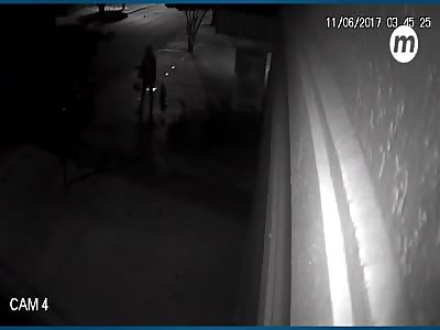 Man being beaten to death by stones