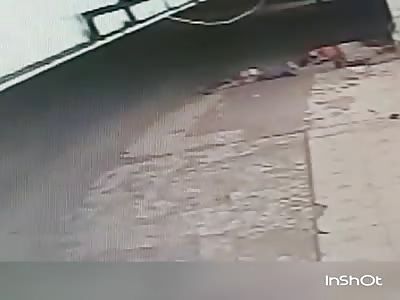 Two boys riding bikes were executed