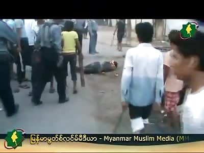 muslim burning 