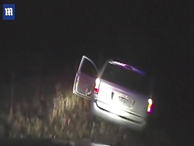 Moment-trooper-hits-drunk-driver-butt-rifle