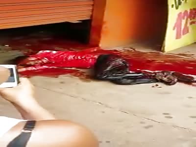 Agonizing with several shot 