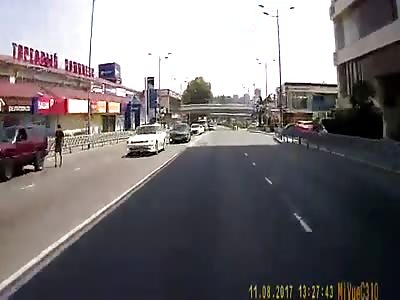 Fatal accident Old lady