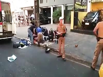 accident with biker