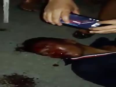  Beating with punch and kick