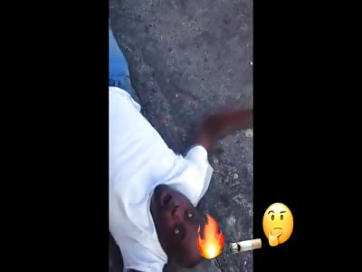 Old man inside convusion