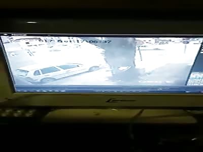 suicide man man puts his head under the truck