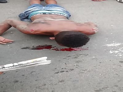 thief blooding after deaten 