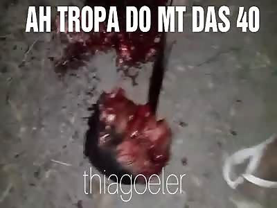 Brutal murder  beheaded by rival gang