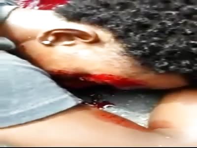 thief was brutally beaten