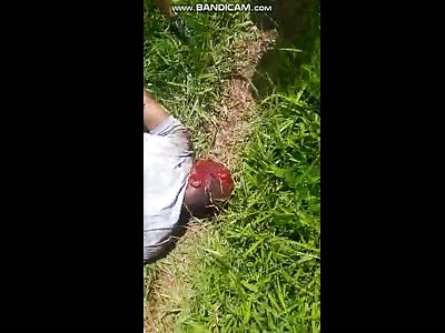 Accident on the road with police