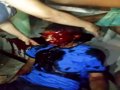 blooding and agonizing after shots 