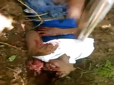 shoot the man in the head