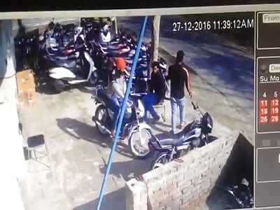 ( waiting user upload better version)two Indians get on a motorcycle then get run over