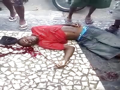 moments before death