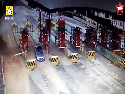 man has bad luck when a lorry full of rubbish falls on him