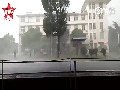 they were sucked into the storm