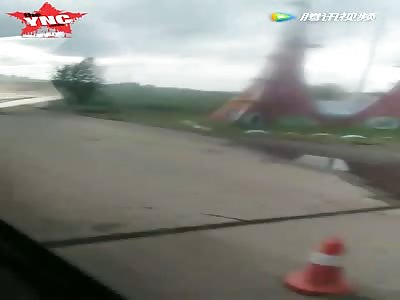 Motorcycle Crashes into car dead on impact