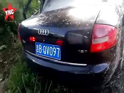 man dies in his audi a3 