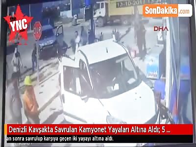 in turkey man gets crushed