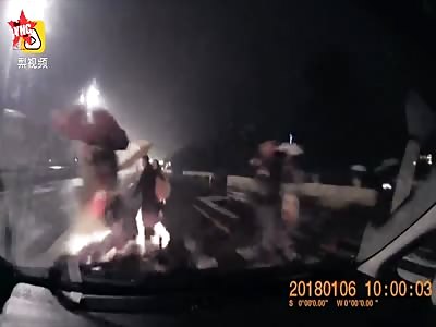 zebra crossing accident in Guangdong