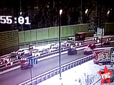 Accident with BMW X5 on the Dmitrov highway d. Gribki