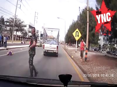 72 years old woman named  Mrs. Chai is killed by a car in Thailand 