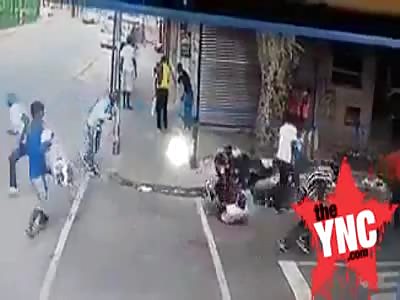 CCTV MURDER: A Ugandan man identified as Kajoba Ronald, aged 27 shot dead in South Africa