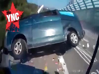 brutal accident in Hong kong