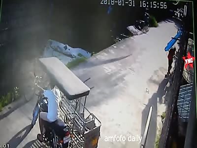 bike accident in east java