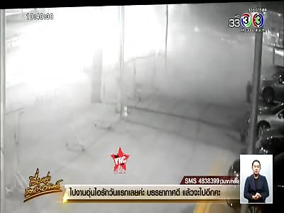 Mr. Thotip Chaisa has a accident with  Miss Ubolwan Vichai in Thailand 