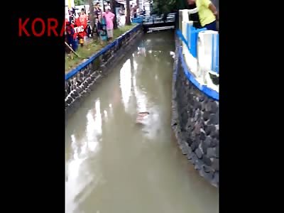  FLOATING DEAD MAN IN THE VILLAGE SELOKERTO KEBUMEN PADI