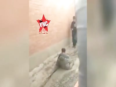  an uncle and an aunt standing in concrete in protest