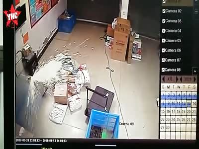 fire accident  at a delivery point at No. 6 Dongjiayuan, Wujiadun, Hangzhou.