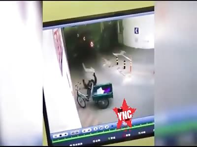 MR Zhao Crashes into a wall.