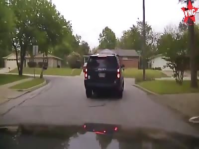 Texas house explode as officer steps into yard