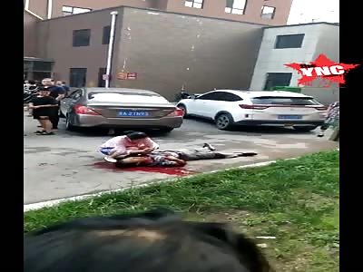 man stabbed to death in  Guangdong 