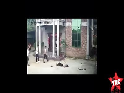 developer (government) hired gangsters to kill a landlady 