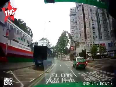 accident in  Hong Kong