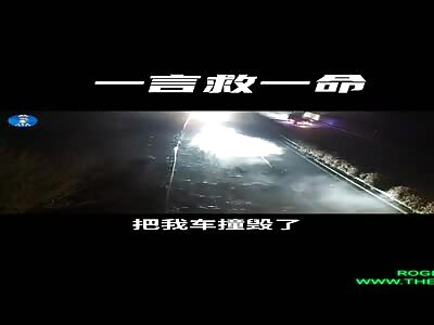 Woman lucky to still be alive after a Accident in Shanghai