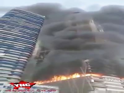 Fire in dubai